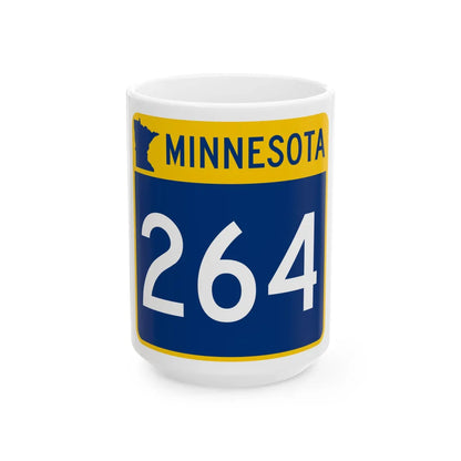 MN-264 (Minnesota) (Road Sign) White Coffee Mug 15oz - Go Mug Yourself