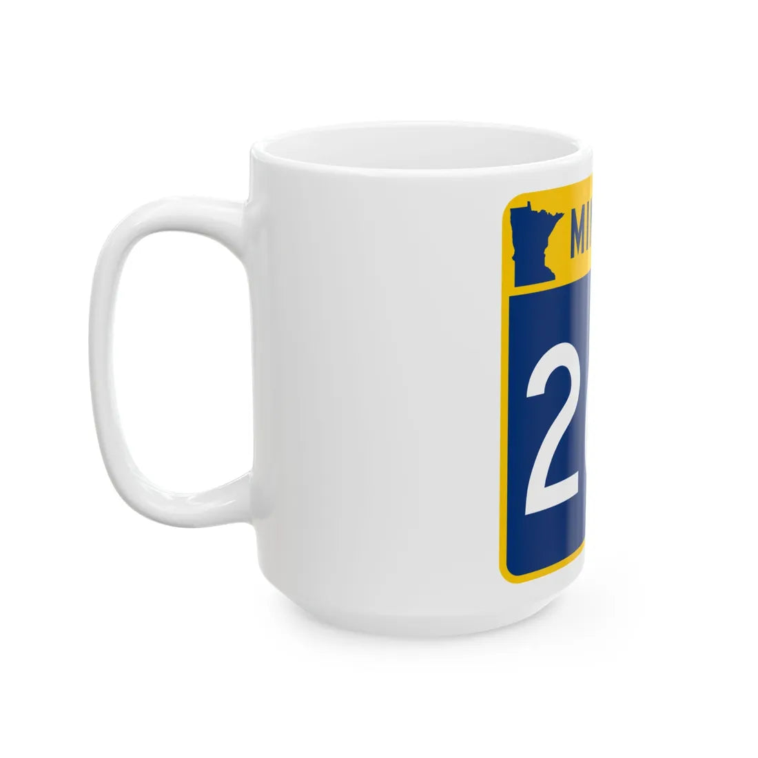 MN-264 (Minnesota) (Road Sign) White Coffee Mug - Go Mug Yourself