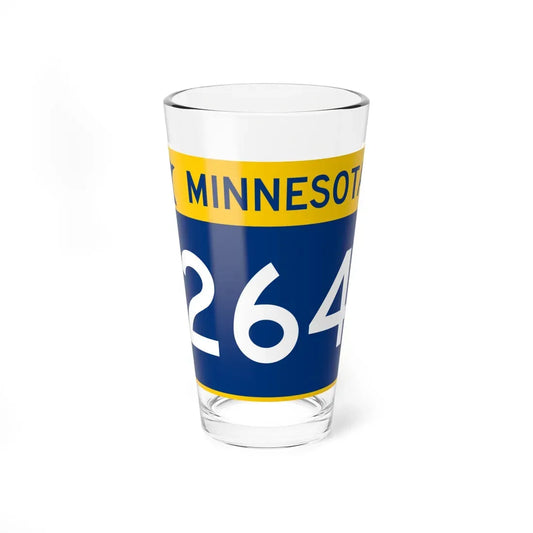 MN-264 wide (Minnesota) (Road Sign) Pint Glass 16oz 16oz - Go Mug Yourself