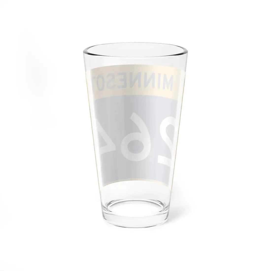 MN-264 wide (Minnesota) (Road Sign) Pint Glass 16oz - Go Mug Yourself