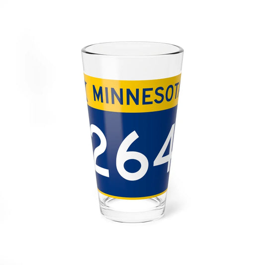 MN-264 wide (Minnesota) (Road Sign) Pint Glss 16oz 16oz - Go Mug Yourself