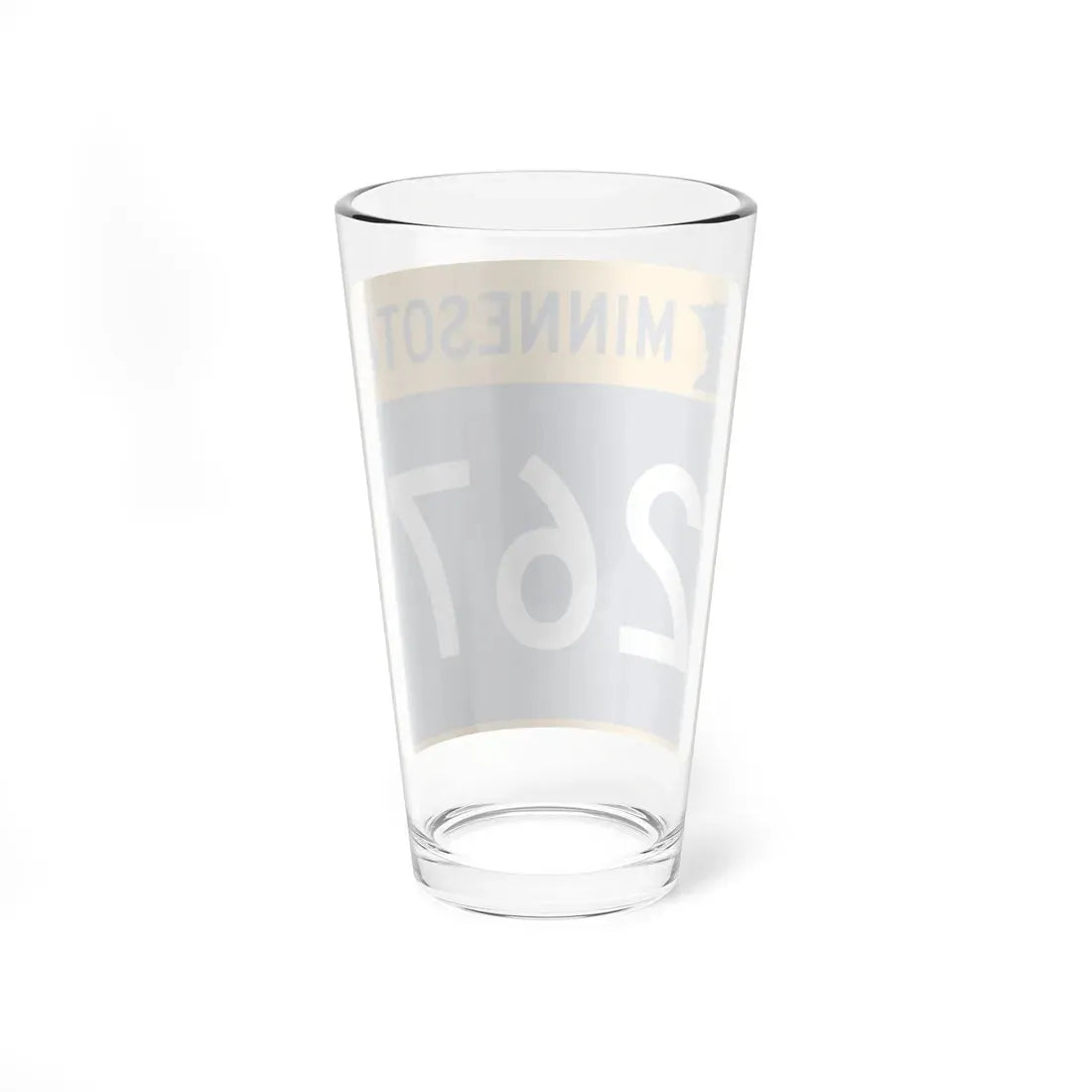 MN-267 (Minnesota) (Road Sign) Pint Glass 16oz - Go Mug Yourself