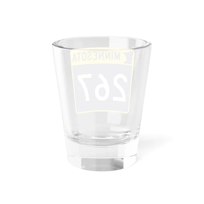 MN-267 (Minnesota) (Road Sign) Shot Glass 1.5oz - Go Mug Yourself
