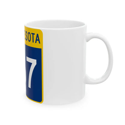 MN-267 (Minnesota) (Road Sign) White Coffee Mug - Go Mug Yourself