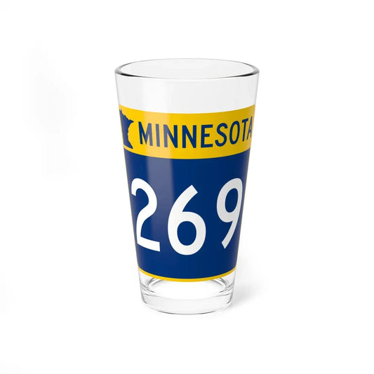 MN-269 (Minnesota) (Road Sign) Pint Glass 16oz 16oz - Go Mug Yourself