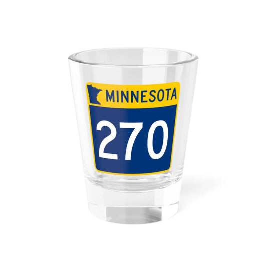MN-270 (Minnesota) (Road Sign) Shot Glass 1.5oz 1.5oz - Go Mug Yourself