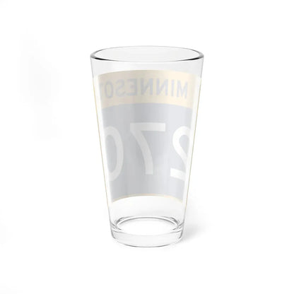 MN-270 wide (Minnesota) (Road Sign) Pint Glass 16oz - Go Mug Yourself