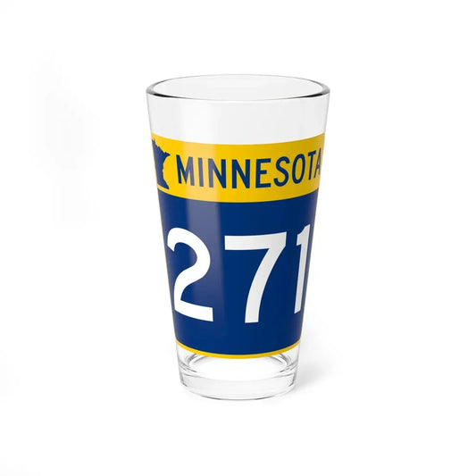 MN-271 (Minnesota) (Road Sign) Pint Glass 16oz 16oz - Go Mug Yourself