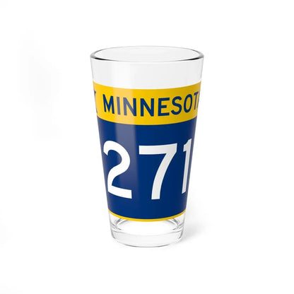 MN-271 wide (Minnesota) (Road Sign) Pint Glass 16oz 16oz - Go Mug Yourself
