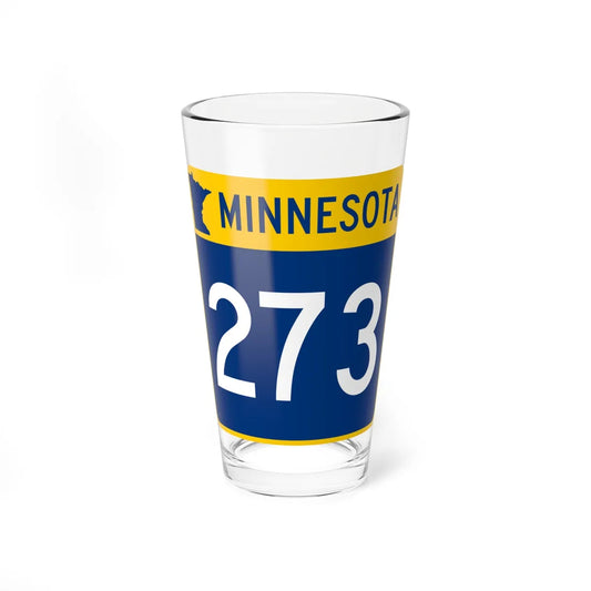 MN-273 (Minnesota) (Road Sign) Pint Glass 16oz 16oz - Go Mug Yourself