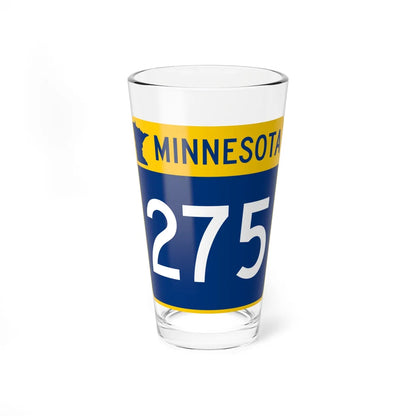 MN-275 (Minnesota) (Road Sign) Pint Glass 16oz 16oz - Go Mug Yourself