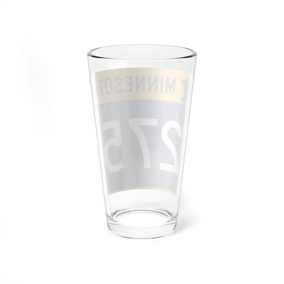 MN-275 (Minnesota) (Road Sign) Pint Glass 16oz - Go Mug Yourself