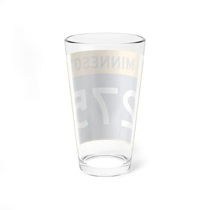 MN-275 wide (Minnesota) (Road Sign) Pint Glass 16oz - Go Mug Yourself