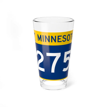 MN-275 wide (Minnesota) (Road Sign) Pint Glss 16oz 16oz - Go Mug Yourself