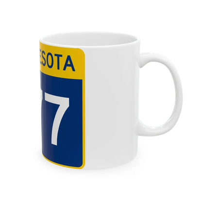 MN-277 wide (Minnesota) (Road Sign) White Coffee Mug - Go Mug Yourself