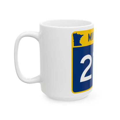 MN-277 wide (Minnesota) (Road Sign) White Coffee Mug - Go Mug Yourself