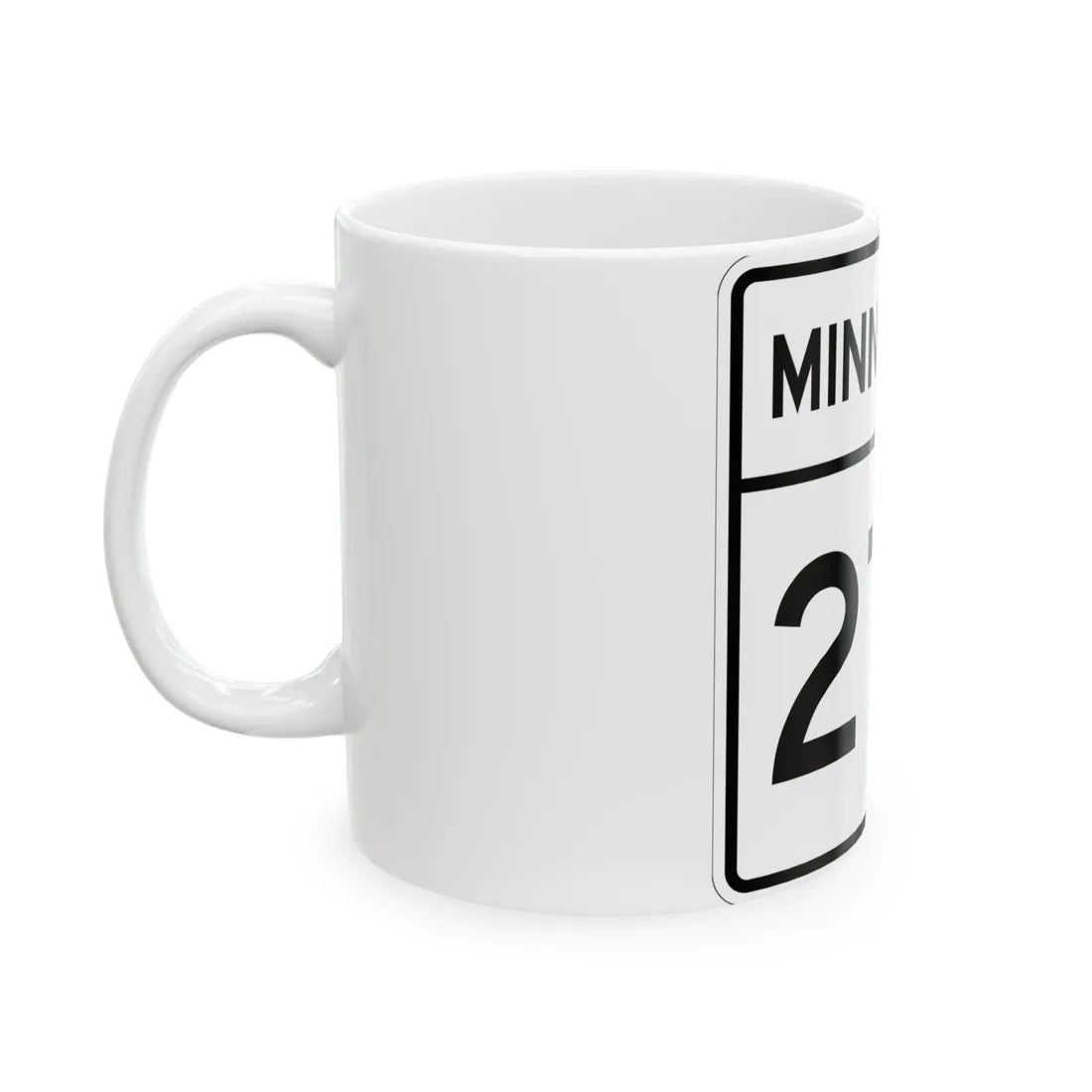 MN-278 1948 (Minnesota) (Road Sign) White Coffee Mug - Go Mug Yourself