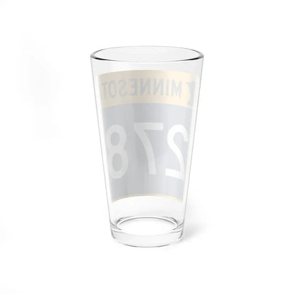 MN-278 (Minnesota) (Road Sign) Pint Glass 16oz - Go Mug Yourself