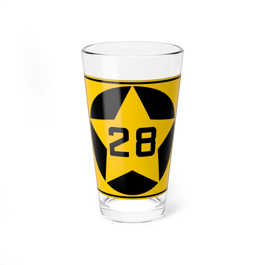 MN-28 1920 (Minnesota) (Road Sign) Pint Glass 16oz 16oz - Go Mug Yourself