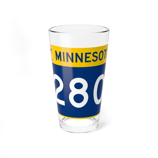 MN-280 wide (Minnesota) (Road Sign) Pint Glass 16oz 16oz - Go Mug Yourself