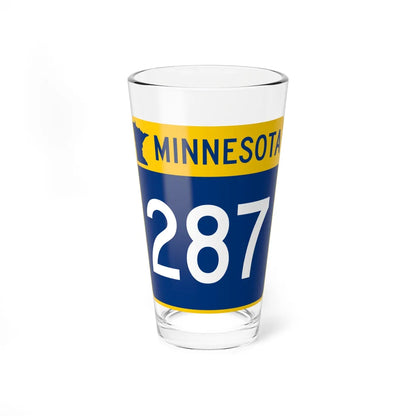 MN-287 (Minnesota) (Road Sign) Pint Glss 16oz 16oz - Go Mug Yourself