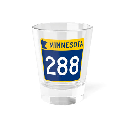 MN-288 (Minnesota) (Road Sign) Shot Glass 1.5oz 1.5oz - Go Mug Yourself