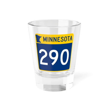 MN-290 (Minnesota) (Road Sign) Shot Glass 1.5oz 1.5oz - Go Mug Yourself