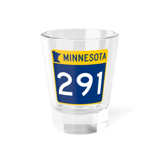 MN-291 (Minnesota) (Road Sign) Shot Glass 1.5oz 1.5oz - Go Mug Yourself