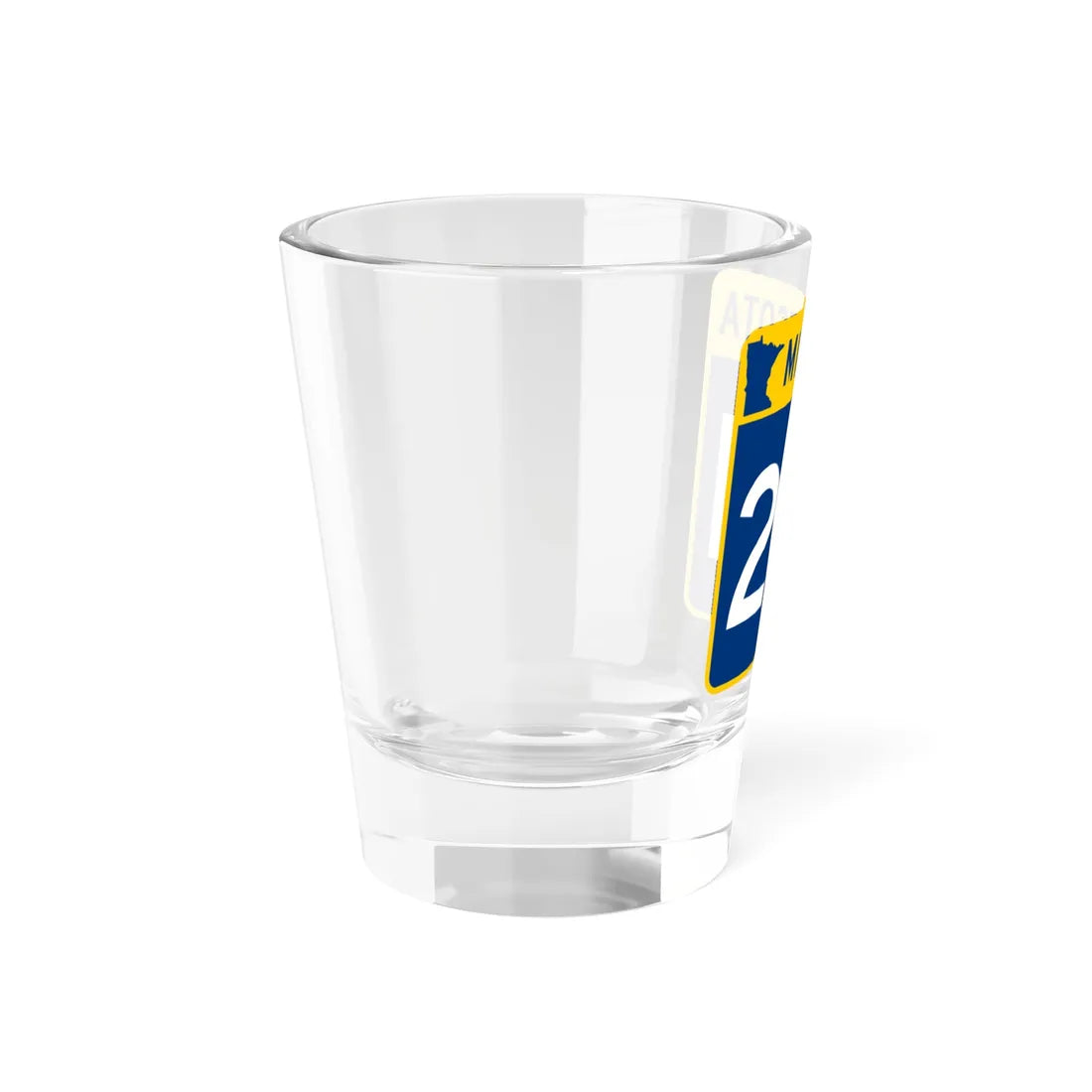 MN-291 (Minnesota) (Road Sign) Shot Glass 1.5oz - Go Mug Yourself