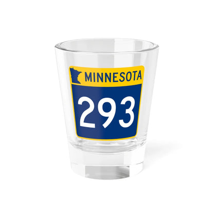 MN-293 (Minnesota) (Road Sign) Shot Glass 1.5oz 1.5oz - Go Mug Yourself