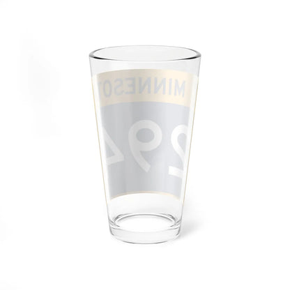 MN-294 wide (Minnesota) (Road Sign) Pint Glass 16oz - Go Mug Yourself