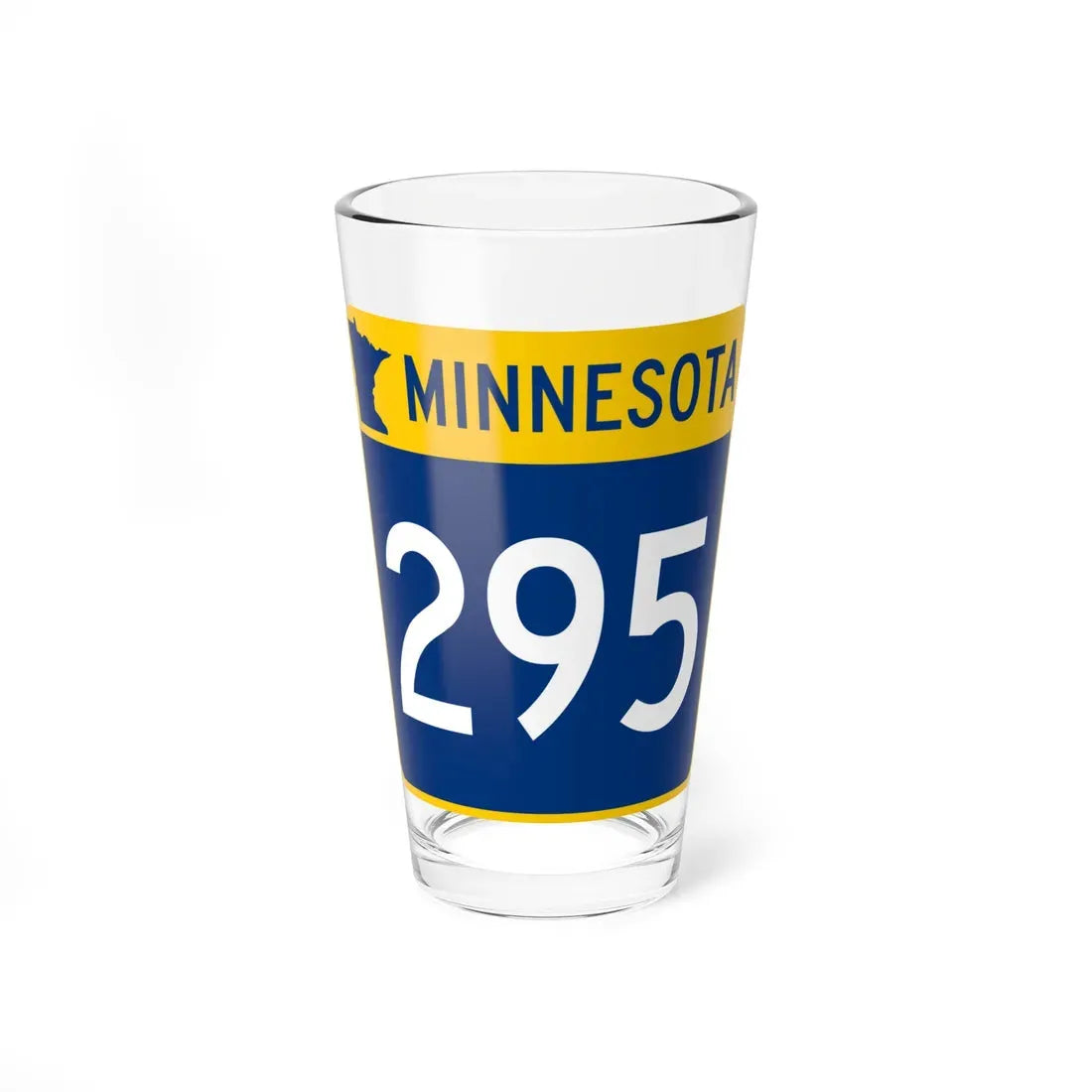 MN-295 (Minnesota) (Road Sign) Pint Glass 16oz 16oz - Go Mug Yourself