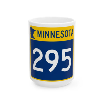 MN-295 (Minnesota) (Road Sign) White Coffee Mug 15oz - Go Mug Yourself