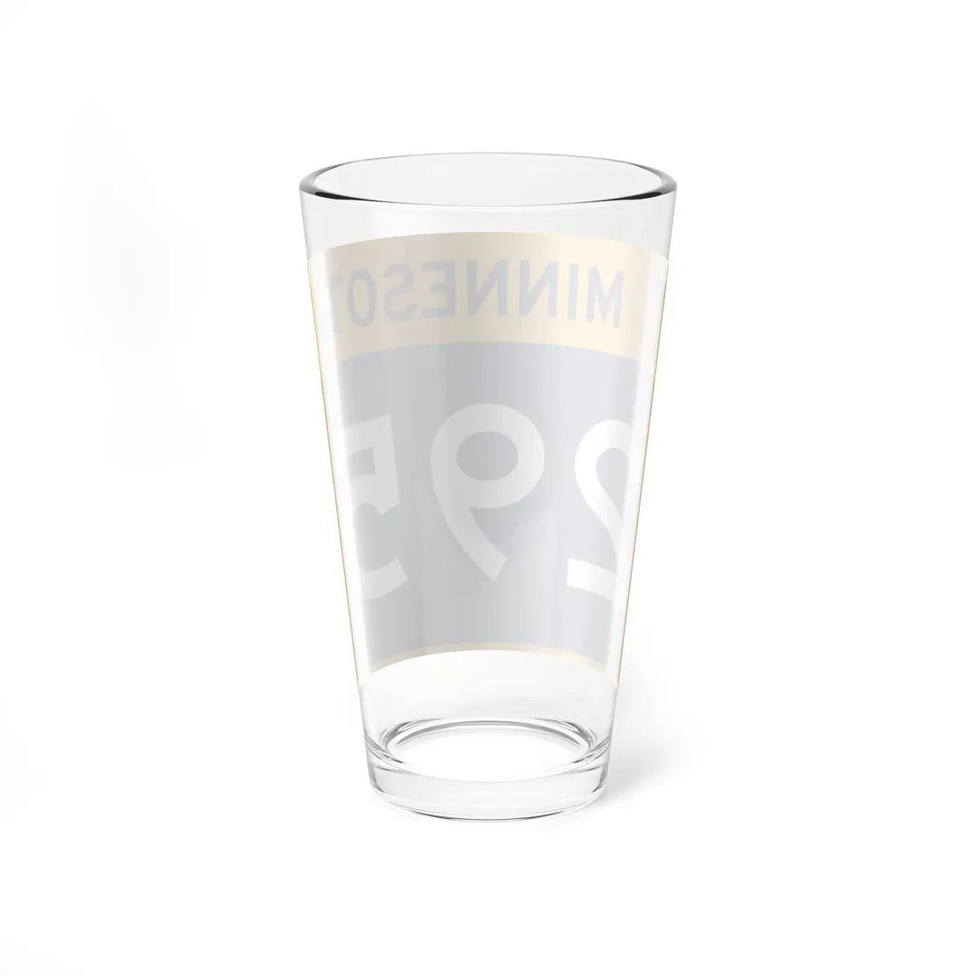 MN-295 wide (Minnesota) (Road Sign) Pint Glass 16oz - Go Mug Yourself