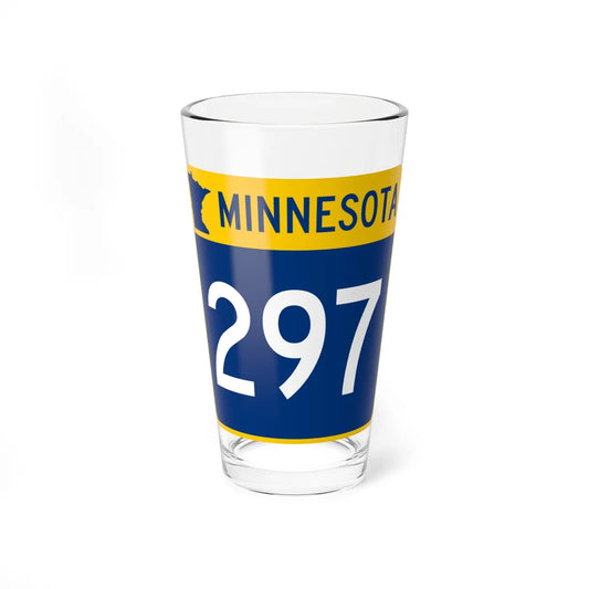 MN-297 (Minnesota) (Road Sign) Pint Glss 16oz 16oz - Go Mug Yourself