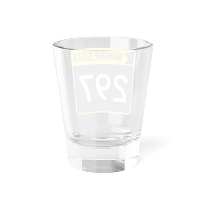 MN-297 (Minnesota) (Road Sign) Shot Glass 1.5oz - Go Mug Yourself