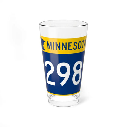 MN-298 (Minnesota) (Road Sign) Pint Glass 16oz 16oz - Go Mug Yourself
