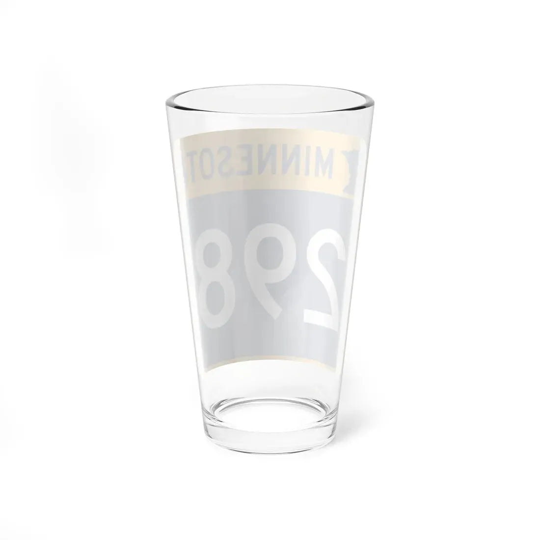 MN-298 (Minnesota) (Road Sign) Pint Glass 16oz - Go Mug Yourself