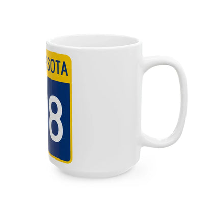 MN-298 (Minnesota) (Road Sign) White Coffee Mug - Go Mug Yourself