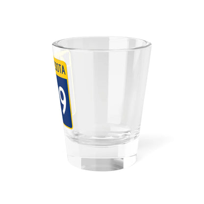 MN-299 (Minnesota) (Road Sign) Shot Glass 1.5oz - Go Mug Yourself