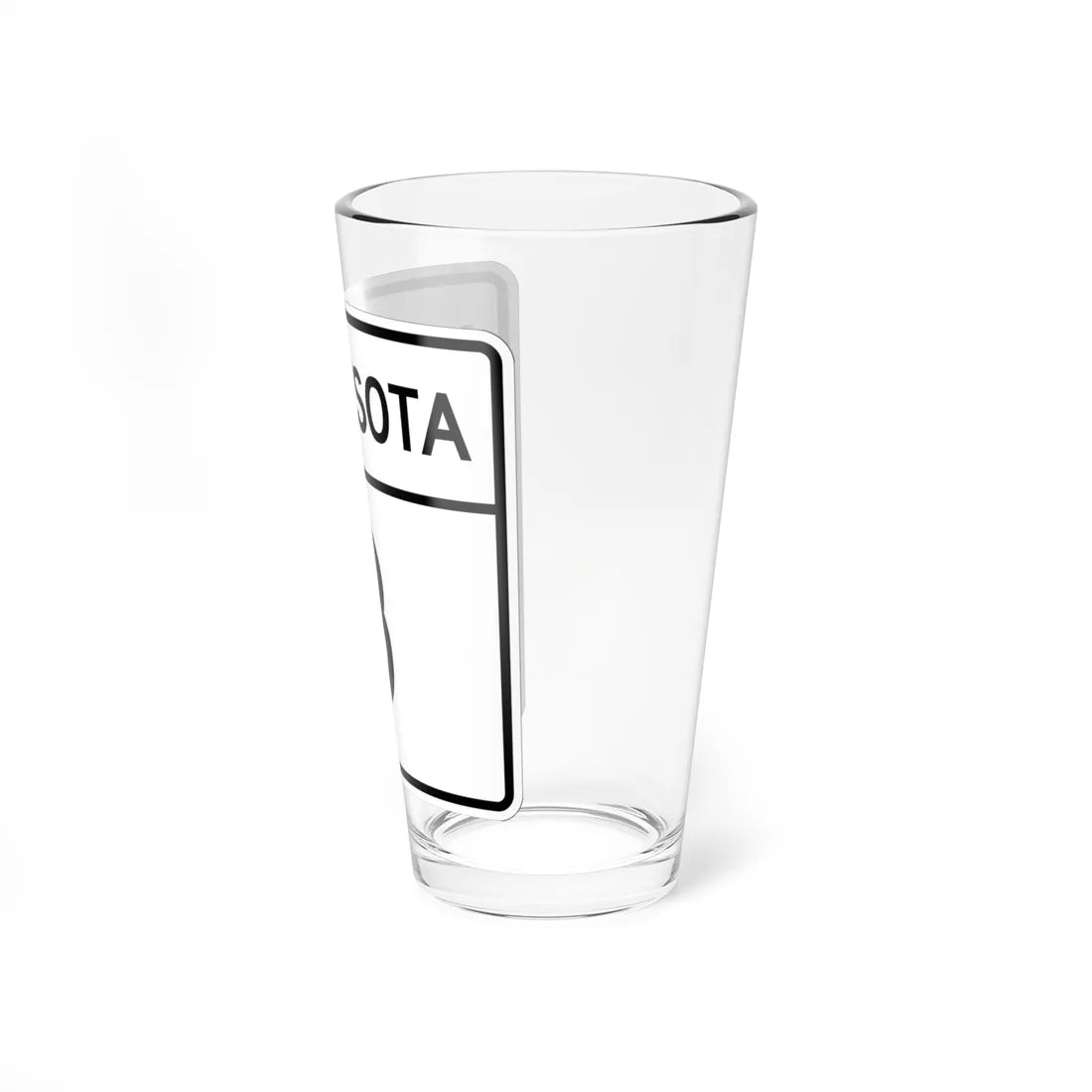 MN-3 1948 (Minnesota) (Road Sign) Pint Glass 16oz - Go Mug Yourself