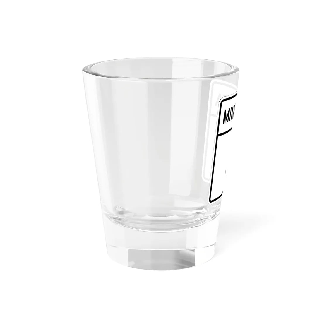MN-3 1948 (Minnesota) (Road Sign) Shot Glass 1.5oz - Go Mug Yourself