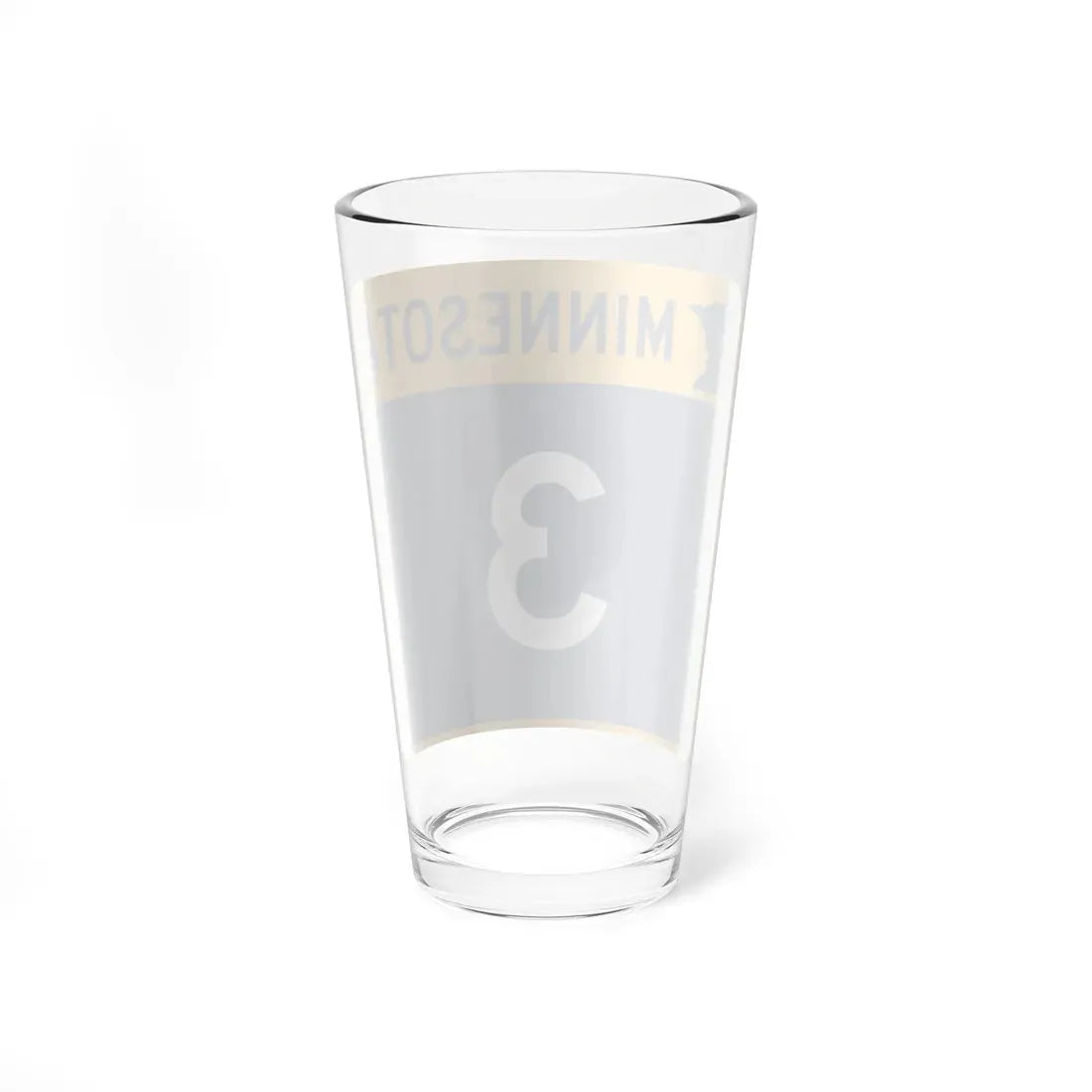 MN-3 (Minnesota) (Road Sign) Pint Glass 16oz - Go Mug Yourself