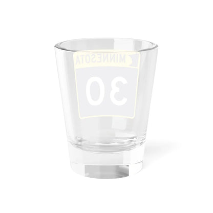 MN-30 (Minnesota) (Road Sign) Shot Glass 1.5oz - Go Mug Yourself