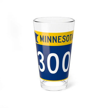 MN-300 (Minnesota) (Road Sign) Pint Glass 16oz 16oz - Go Mug Yourself