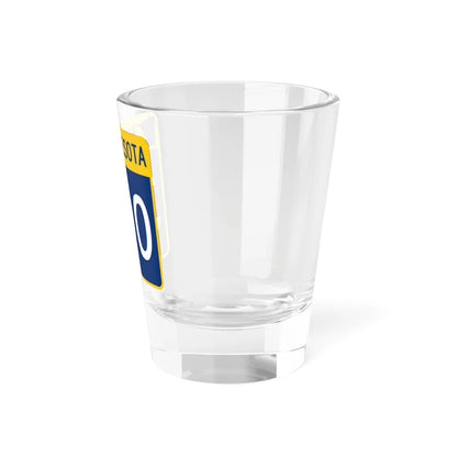 MN-300 (Minnesota) (Road Sign) Shot Glass 1.5oz - Go Mug Yourself
