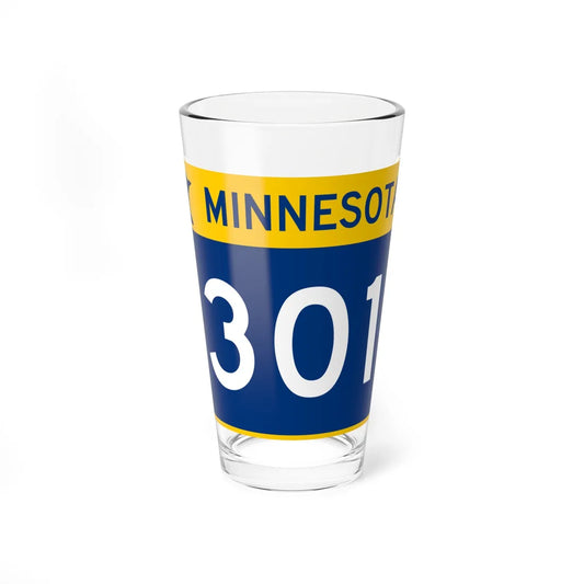 MN-301 wide (Minnesota) (Road Sign) Pint Glass 16oz 16oz - Go Mug Yourself