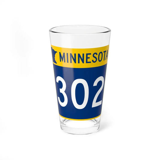MN-302 (Minnesota) (Road Sign) Pint Glass 16oz 16oz - Go Mug Yourself