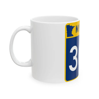 MN-302 (Minnesota) (Road Sign) White Coffee Mug - Go Mug Yourself