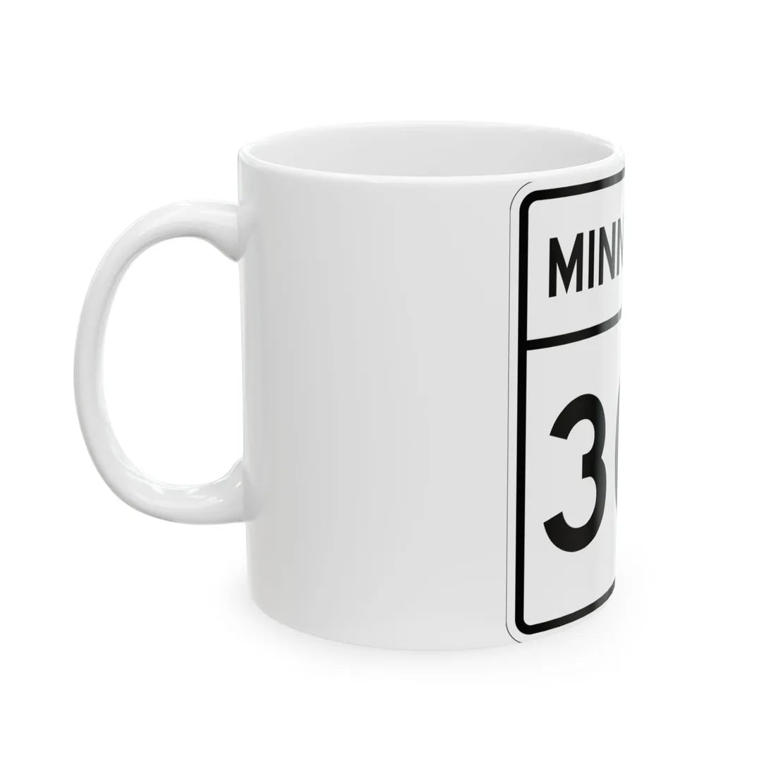 MN-303 1948 (Minnesota) (Road Sign) White Coffee Mug - Go Mug Yourself